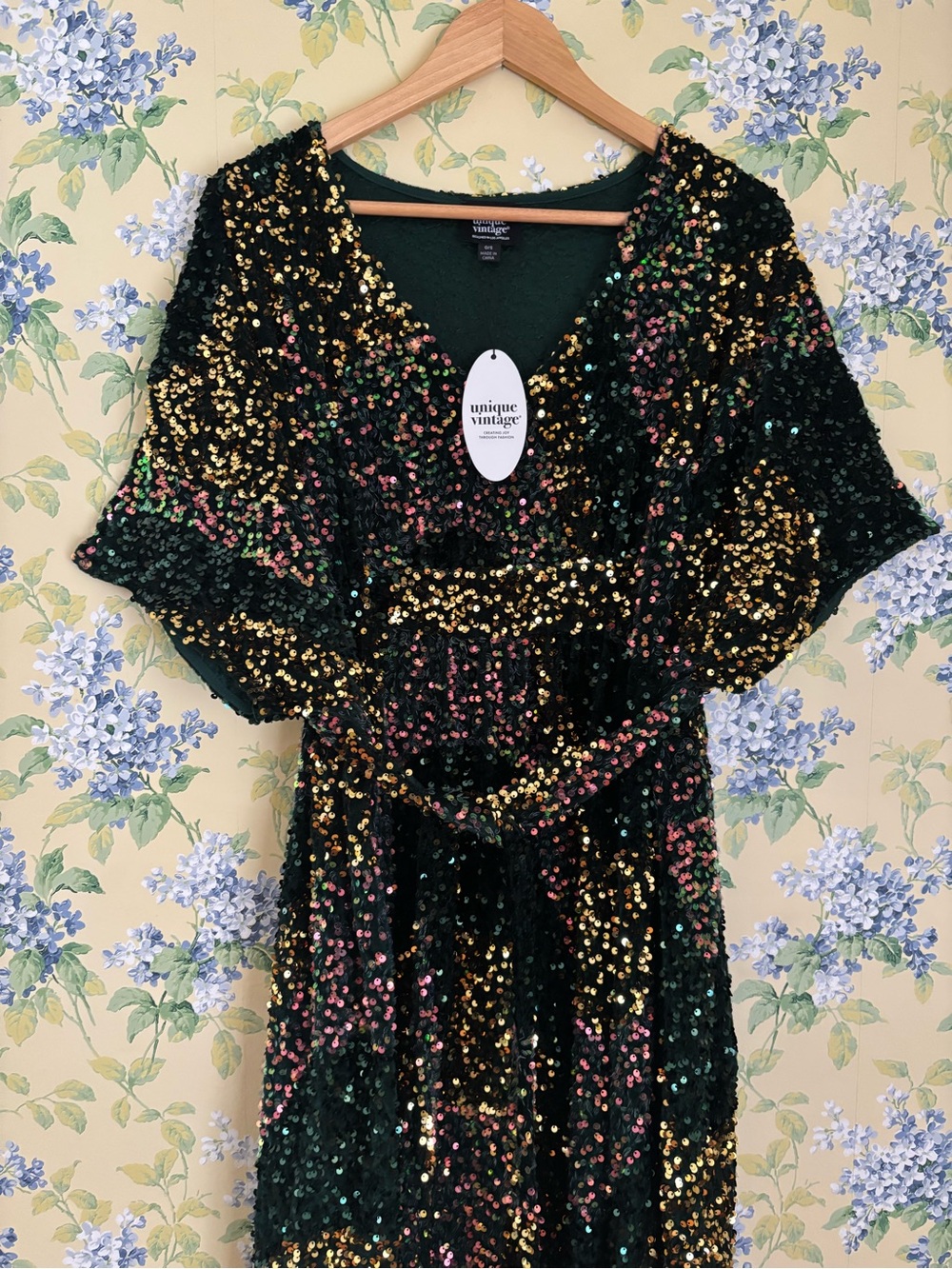 Unique Vintage Sequin Caftan